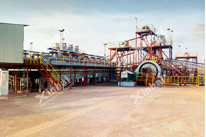 Copper oxide flotation plant